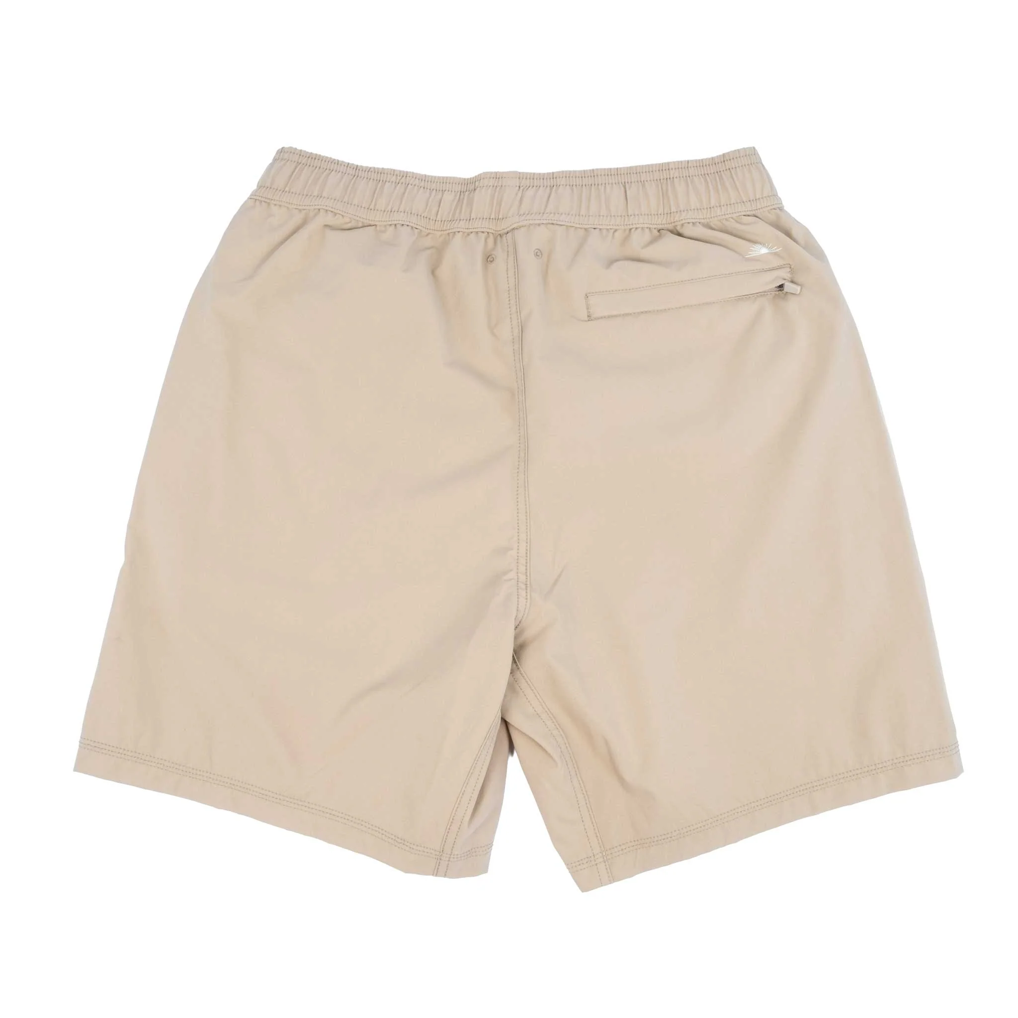 True Grits Khaki Drawstring Short - Image 2