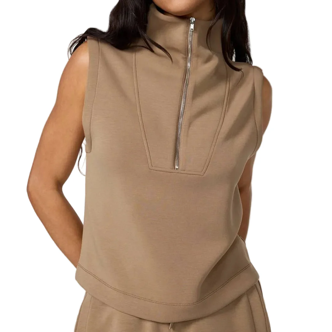 MPG Dreamweave 1/2 Zip Tank Top