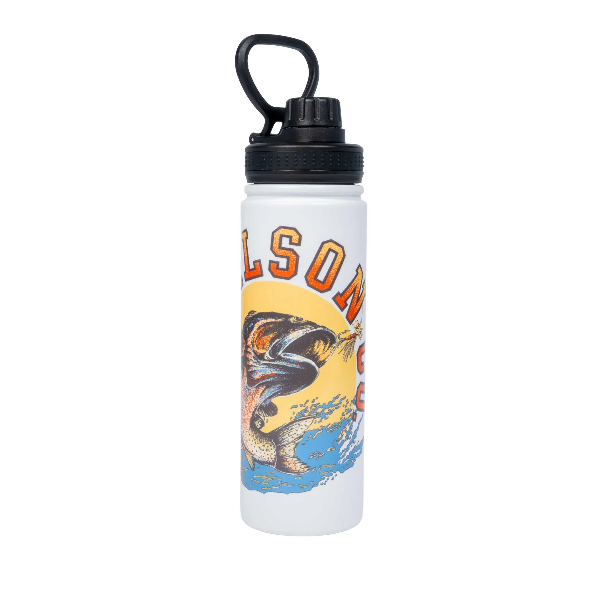Filson Dry Fly Metal Water Bottle - White