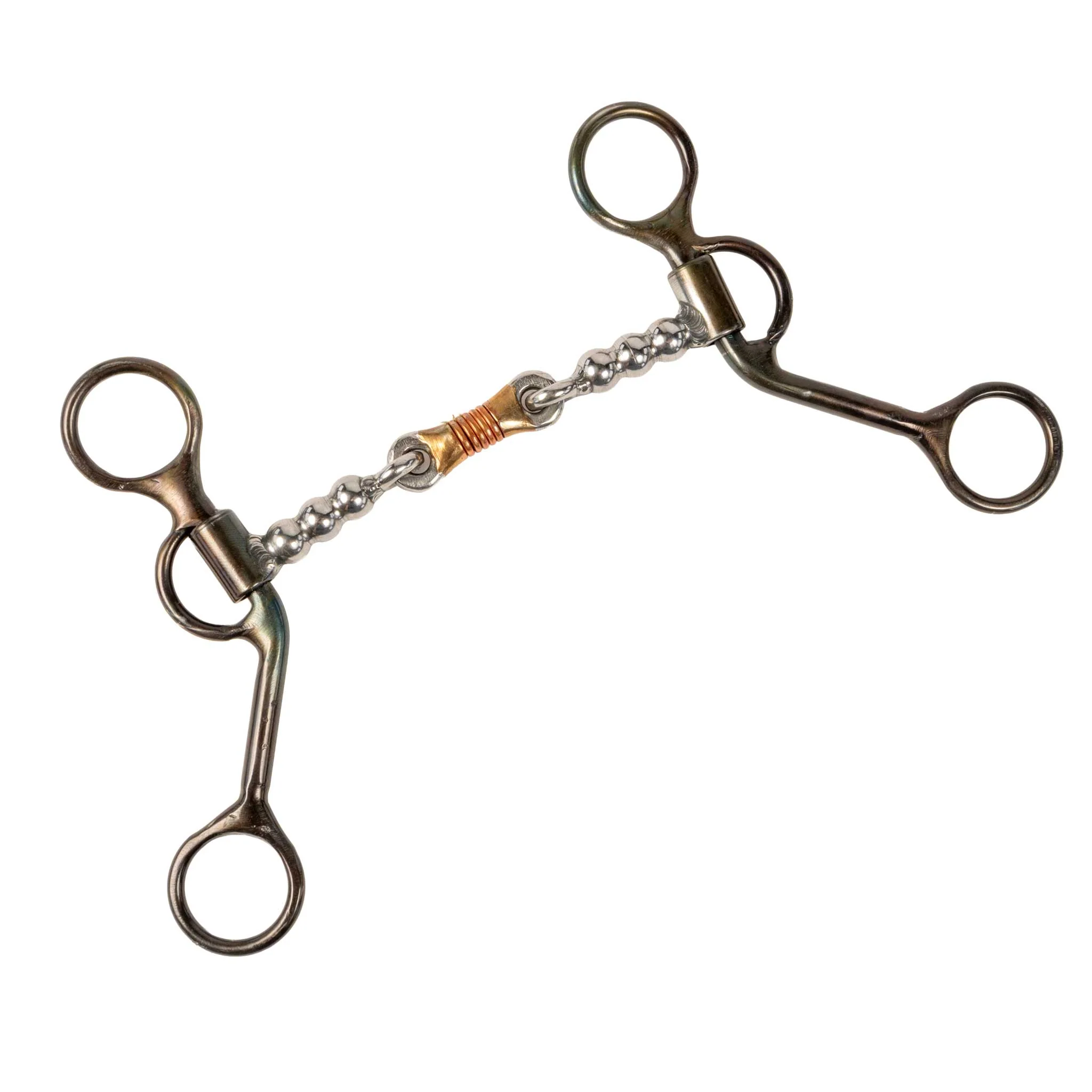 Dutton Ball Dogbone Bit w/Short Shank Swept Back Cheek