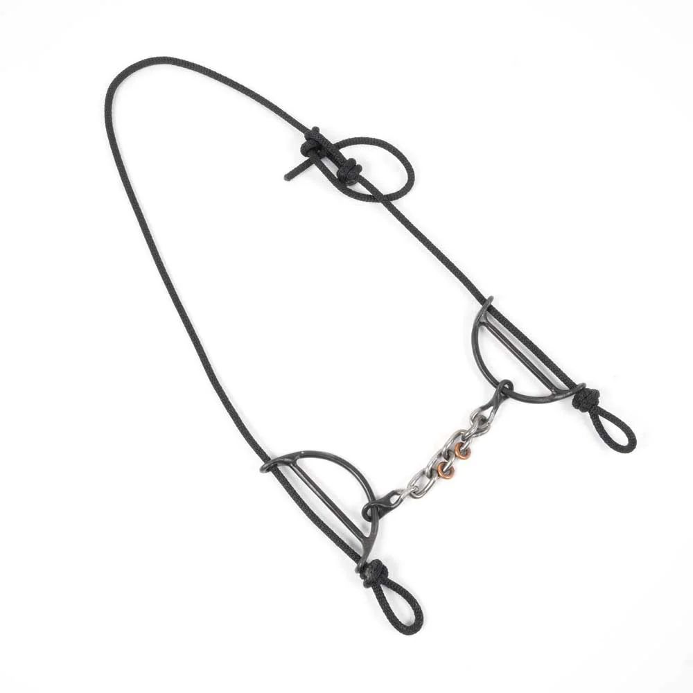 Dutton Draw Gag Chain Bit with Copper Rings