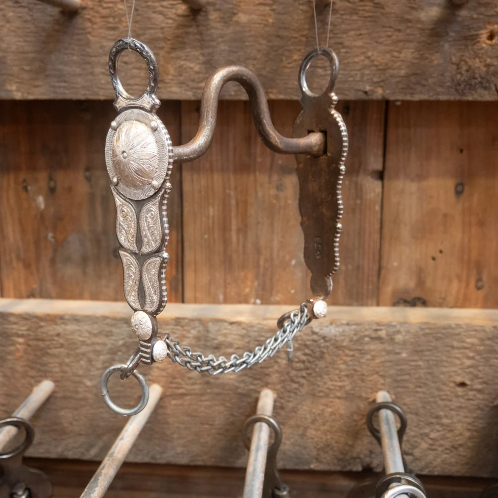 E.G. Silver Mounted Solid Port Bit