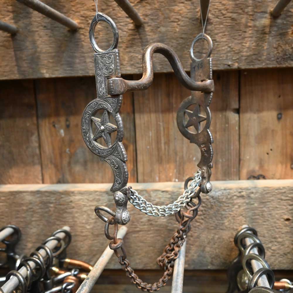 E.G. Silver Mounted Solid Port Bit
