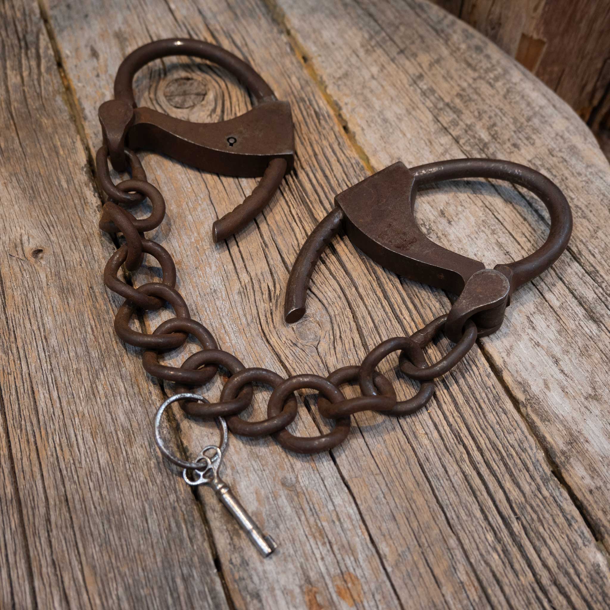 Early 1800's Antique Shackles & Handcuffs