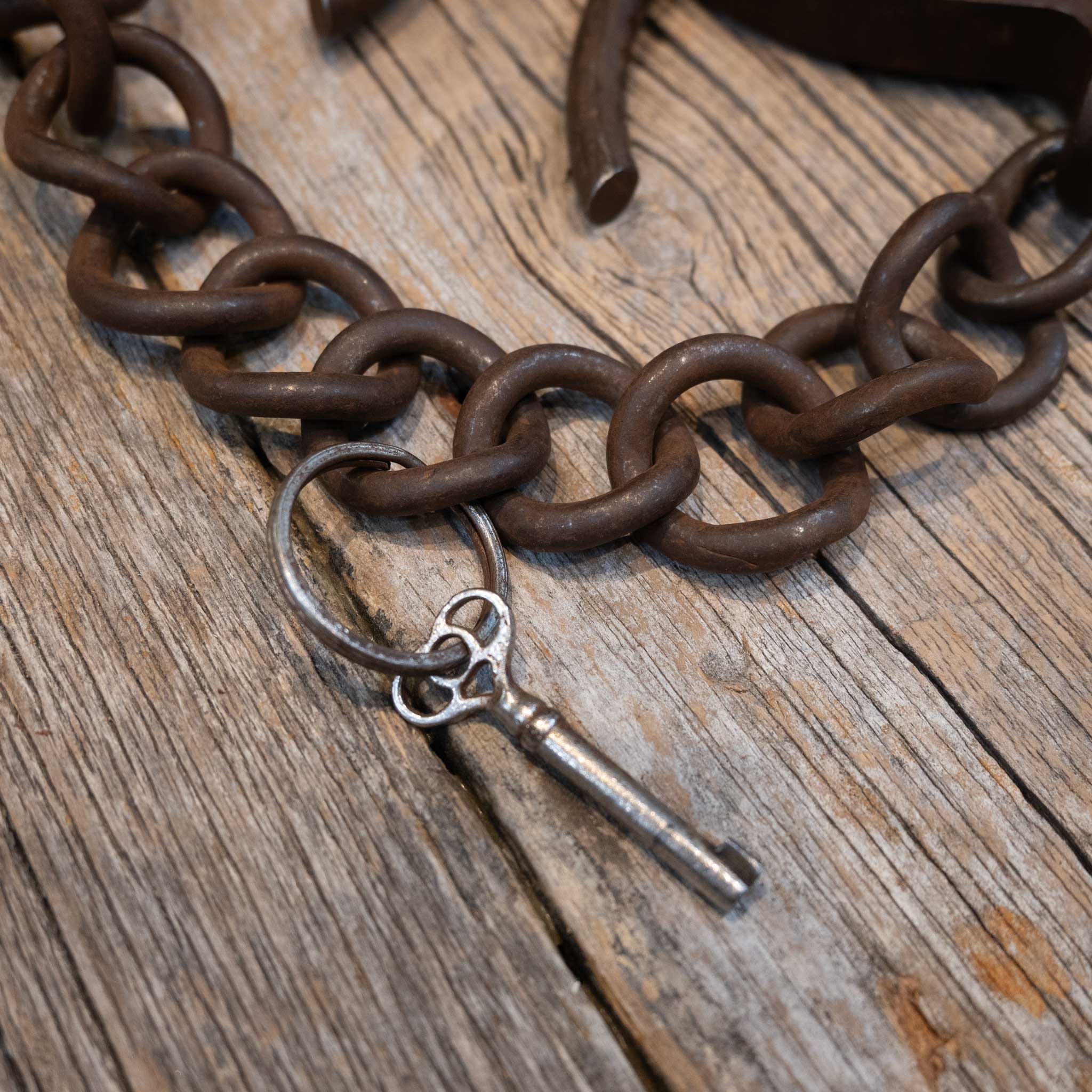 Early 1800's Antique Shackles & Handcuffs - Image 2