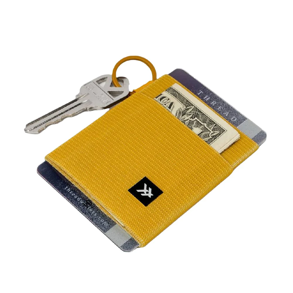 Thread Wallets Elastic Wallet - Golden - FINAL SALE - Image 2