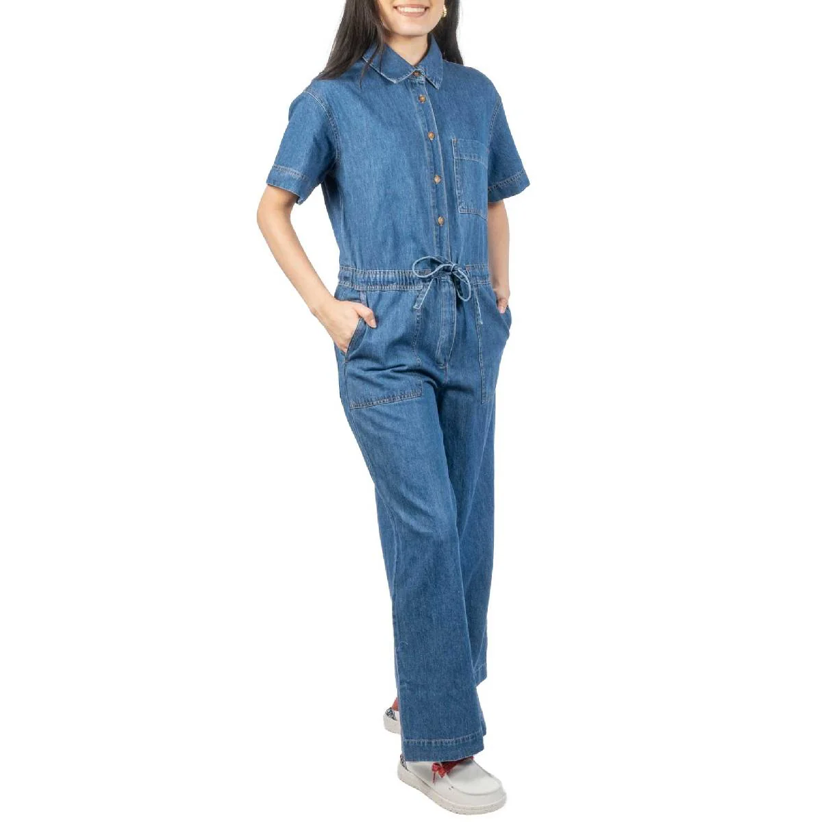 Z Supply Elsie Denim Jumpsuit - Image 2
