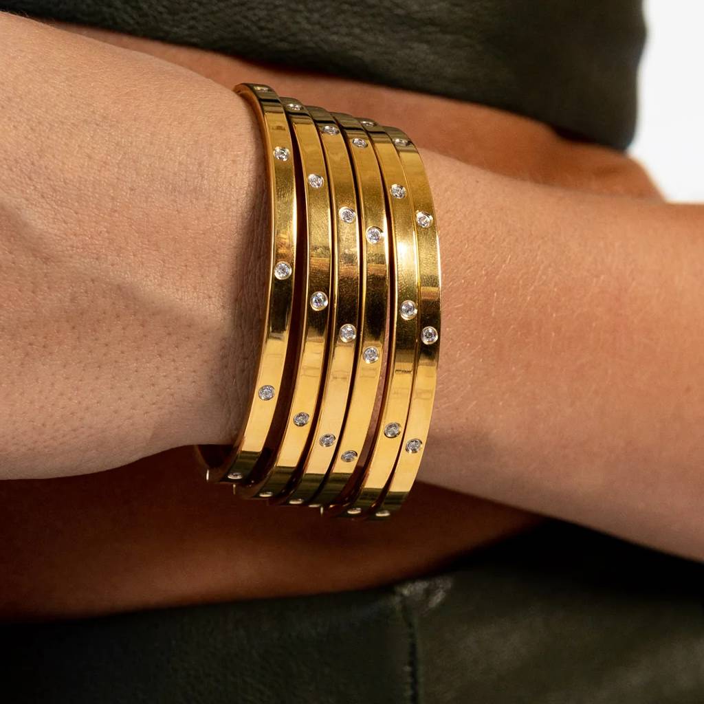 Elsie Stackable Gold Bracelet - Image 2