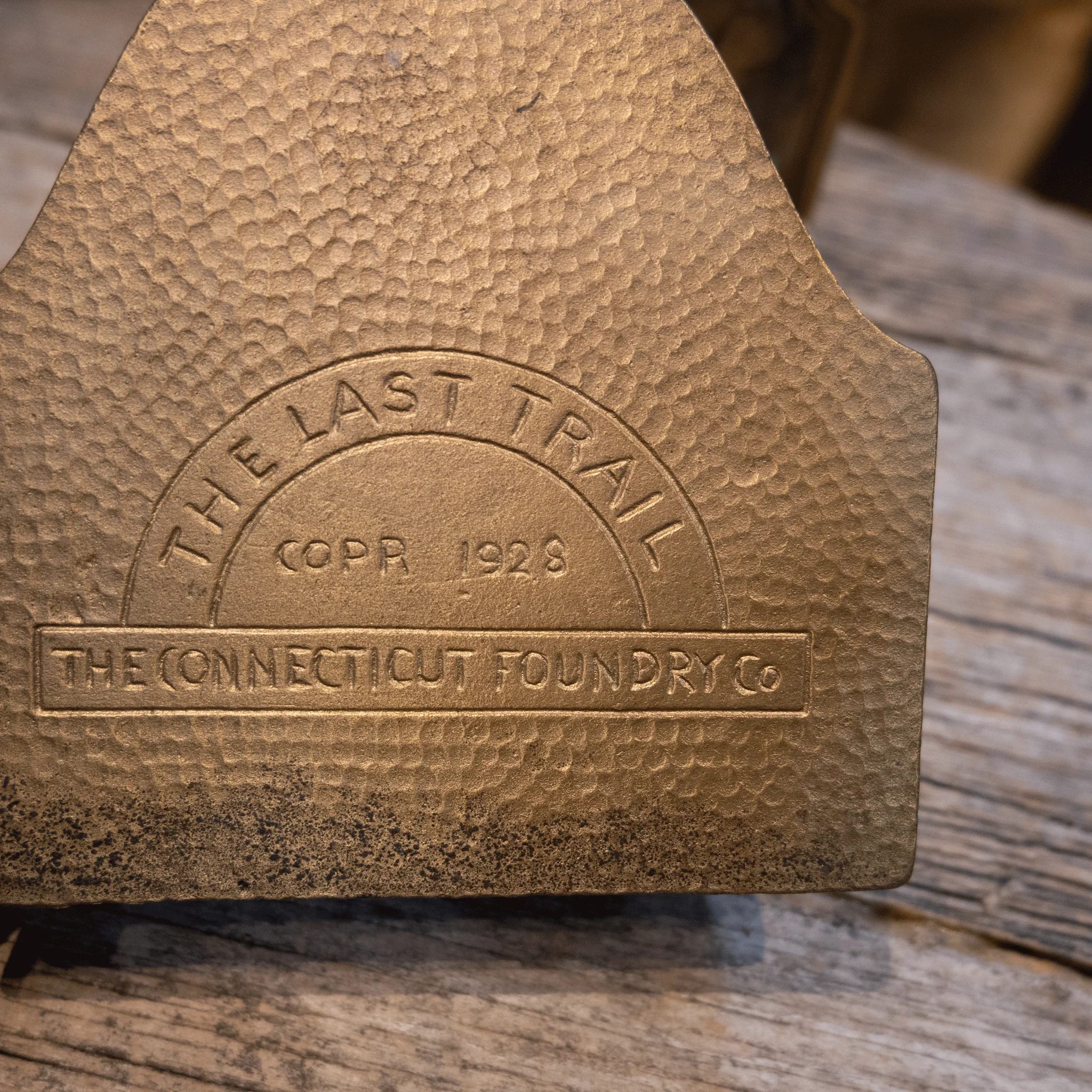 Vintage "The Last Trail" Bookends - Image 2