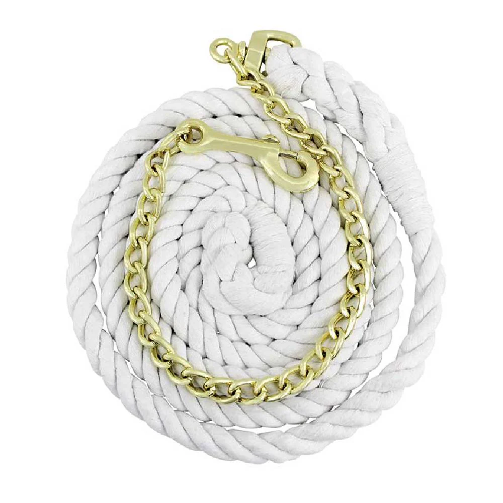 Equi-Sky 5/8" Cotton Lead with Chain