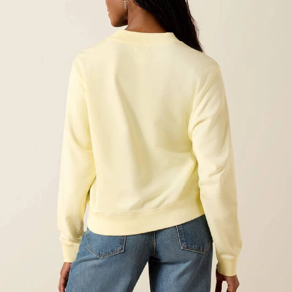 Ariat Women's Essential Pear Sorbet Crew Sweatshirt - Image 2