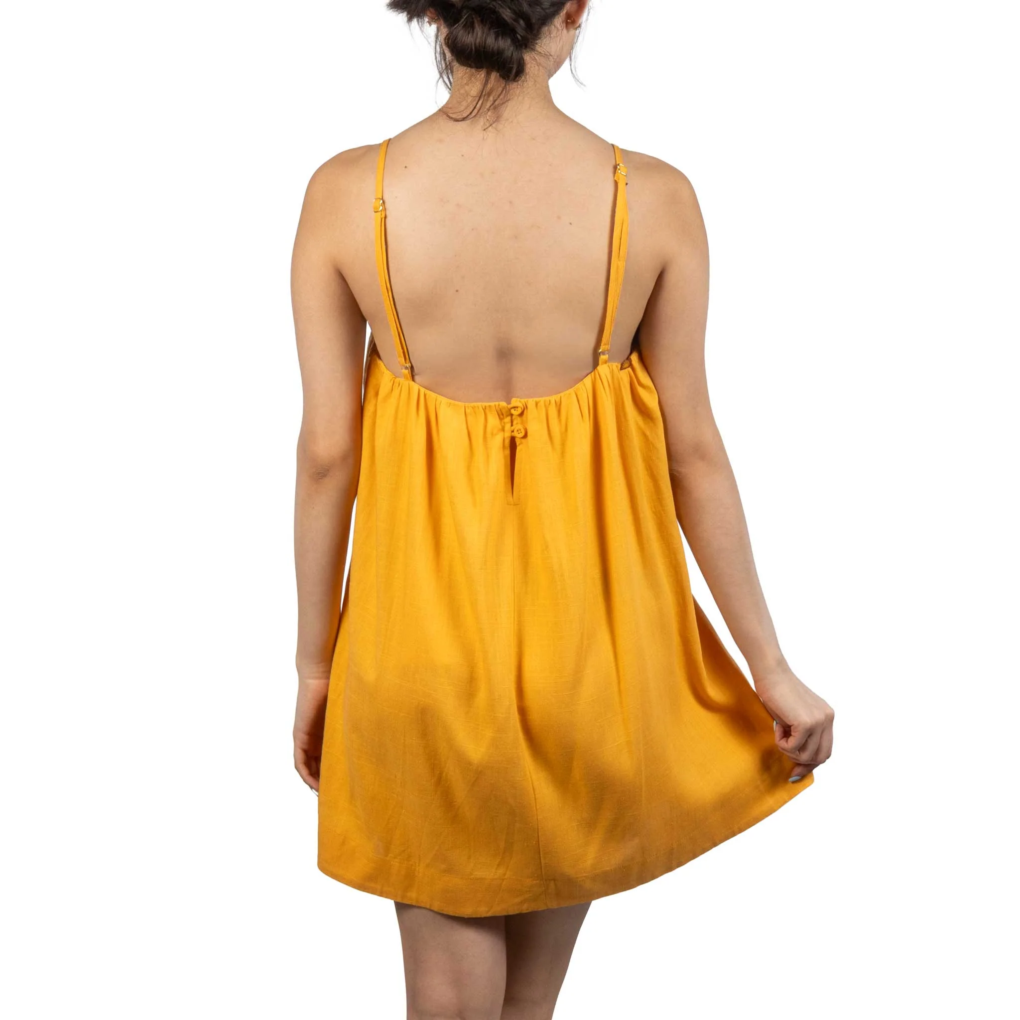 Essential Apricot Mini Dress - Image 2