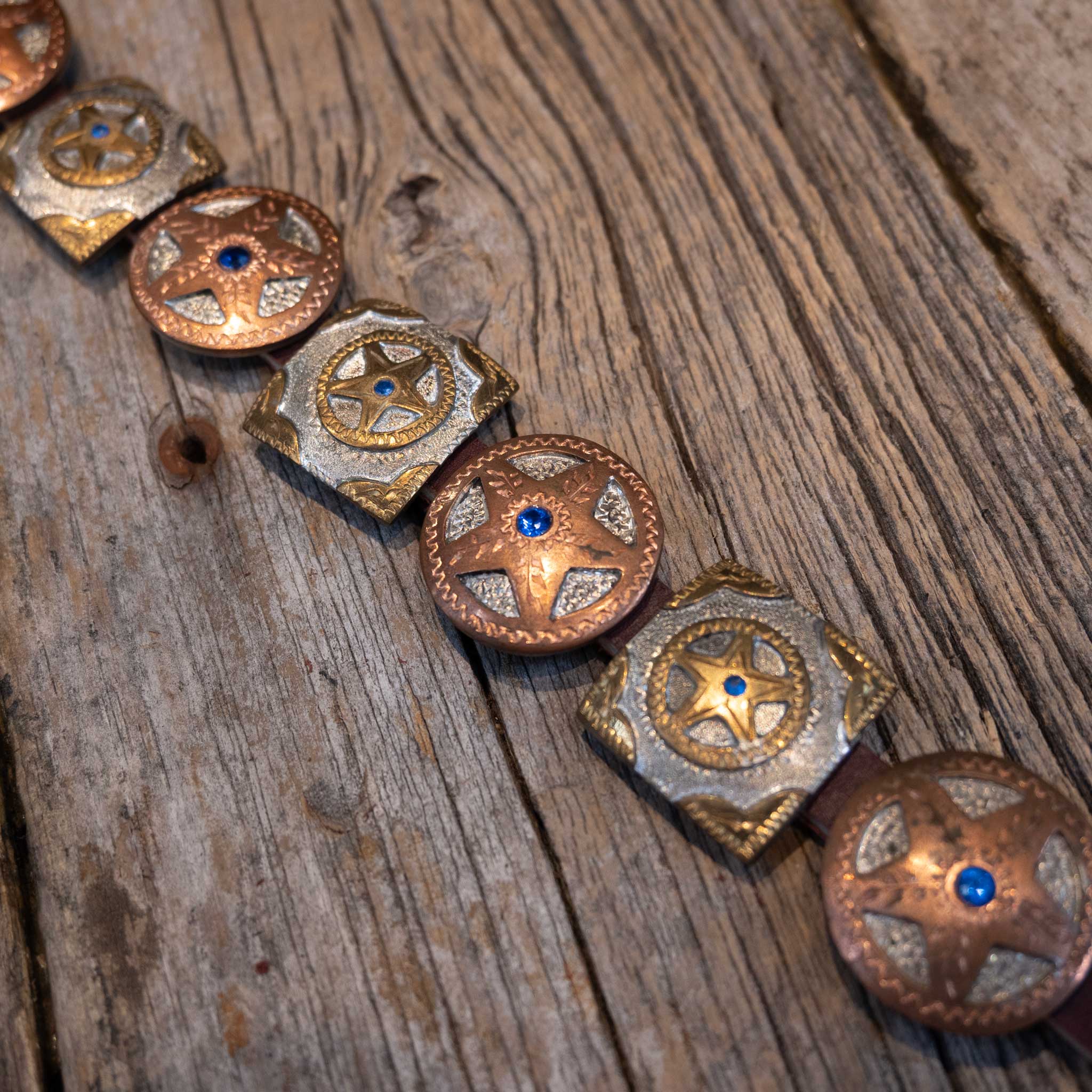 Hal Evans Handmade 9pc. Saddle Concho Set - Image 2