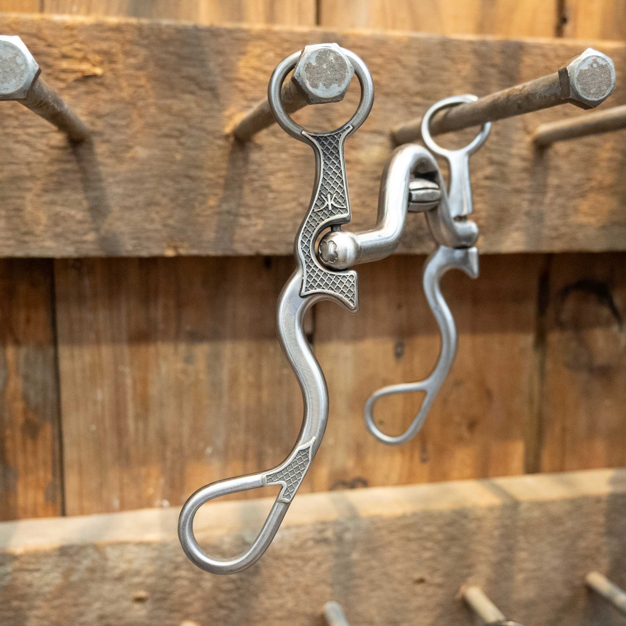 Silver Engraved Kerry Kelley 02S Johnny w/Cricket Bit - Image 3