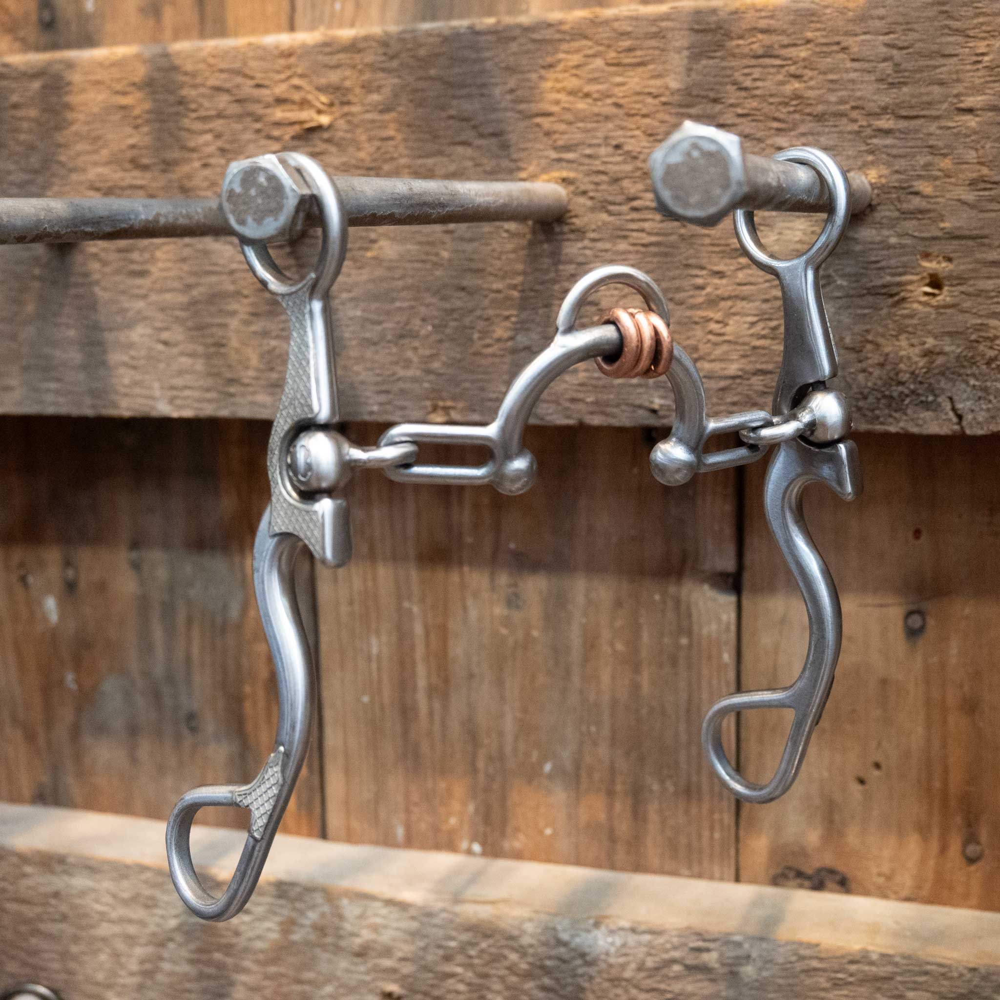 Silver Engraved Kerry Kelley 02S Ported Chain w/Top Rings Bit