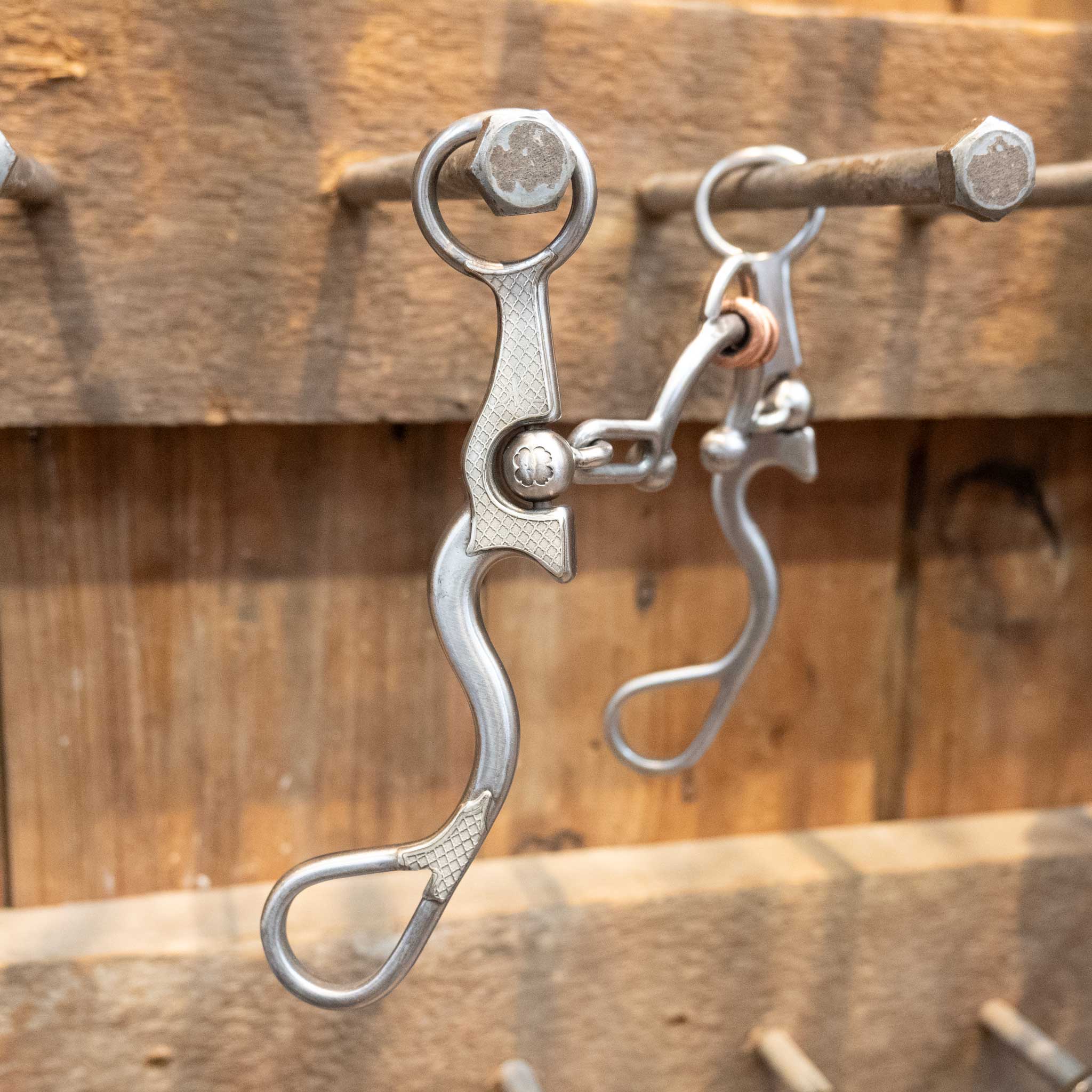 Silver Engraved Kerry Kelley 02S Ported Chain w/Top Rings Bit - Image 3