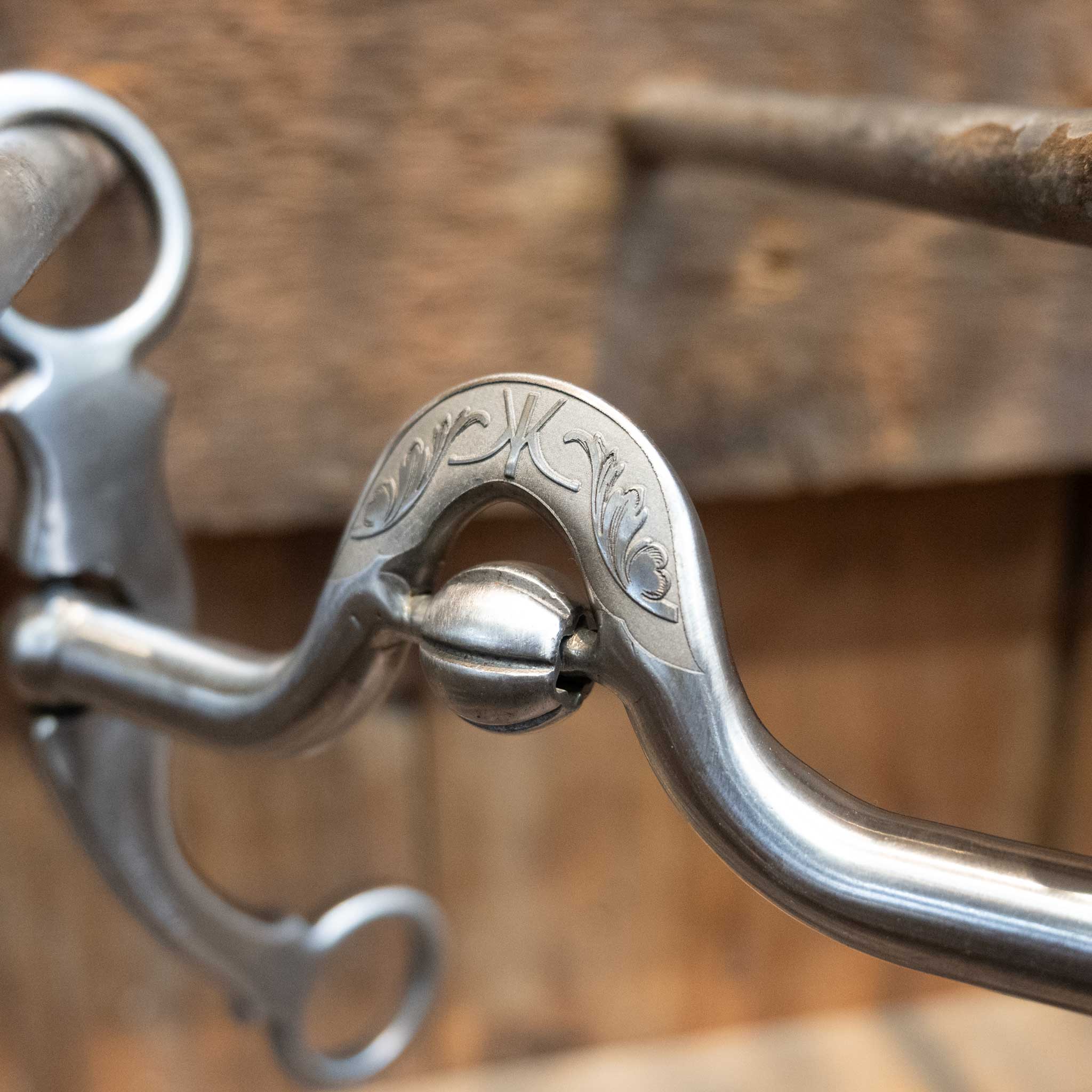 Silver Engraved Kerry Kelley N55 12 w/Roller Bit - Image 3