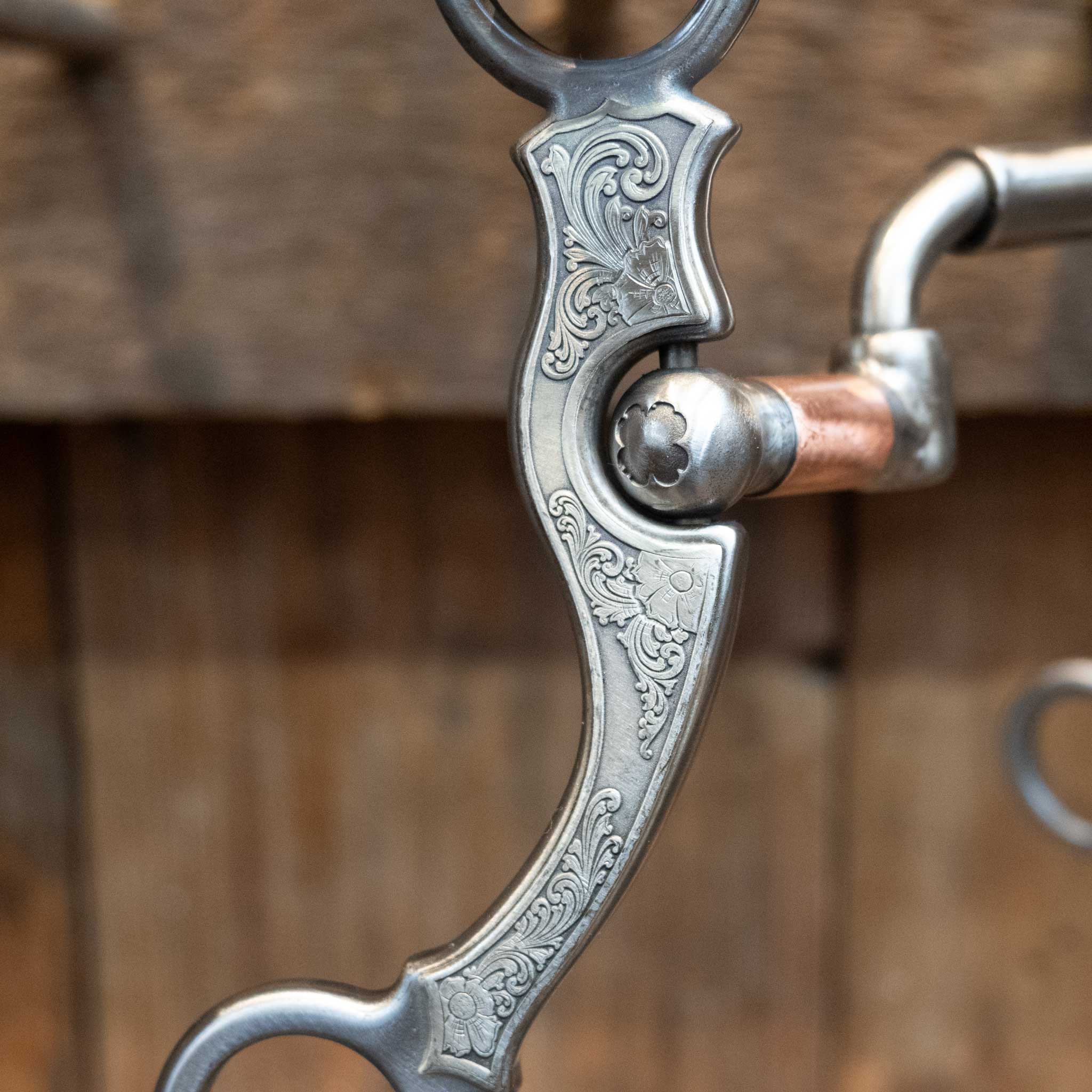Silver Engraved Kerry Kelley N55 Milkman Hinge Port Bit - Image 2