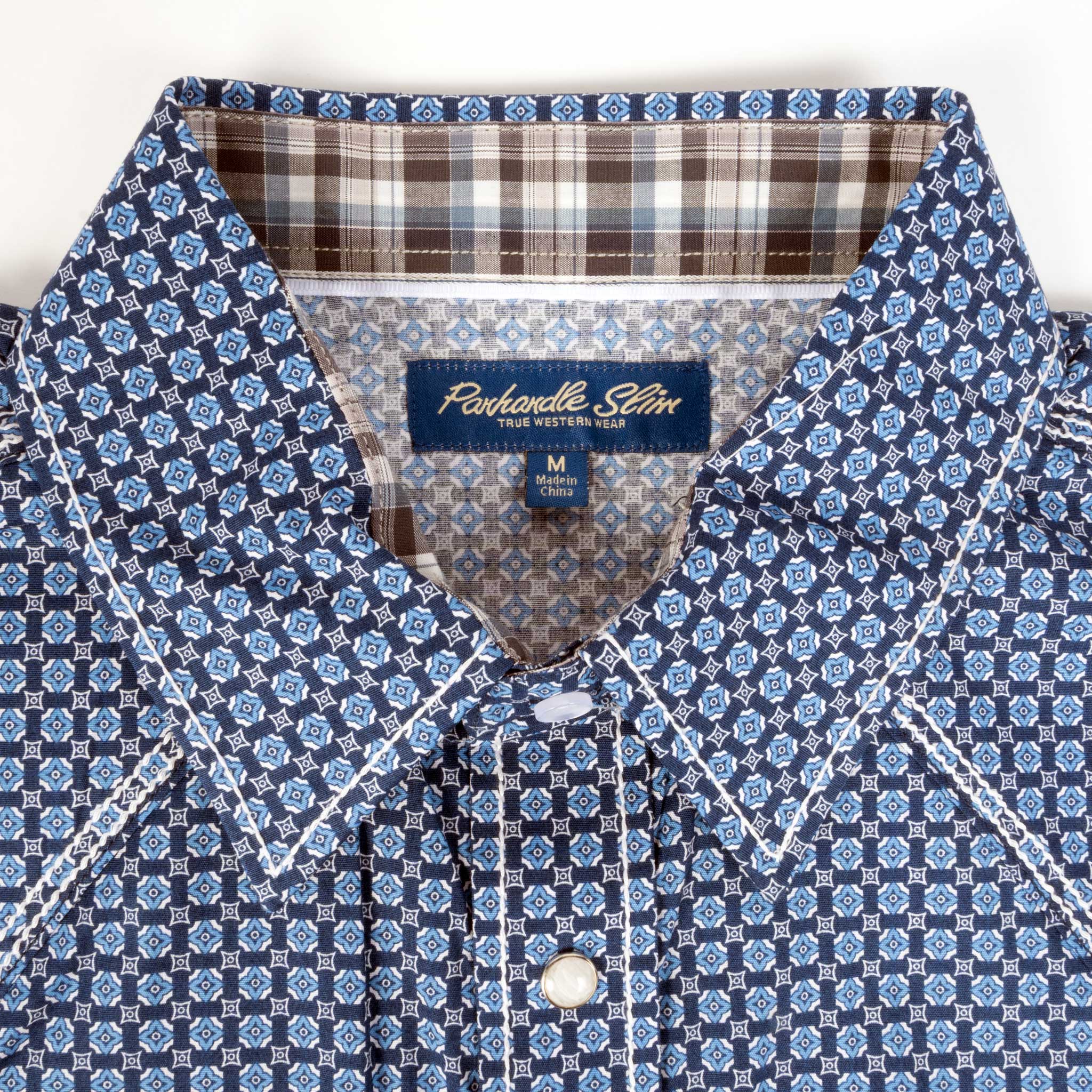 Panhandle Slim Men's Fancy Pocket Pearl Snap Shirt - Image 2