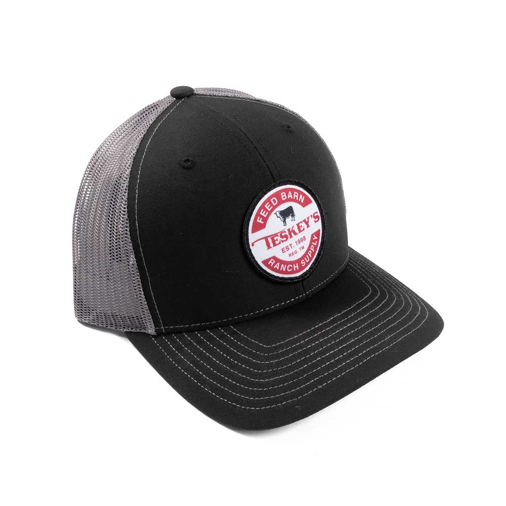 Teskey's Feed Barn Cap - Black/Charcoal