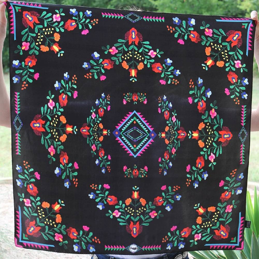 Fringe Scarves "Fiesta" Shorty Scarf - Multiple Colors - Image 2