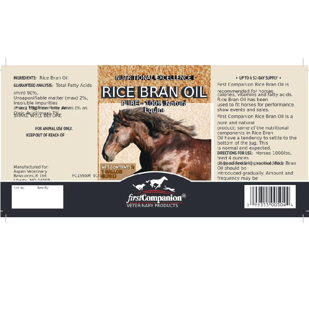 First Companion Rice Bran Oil - Image 2