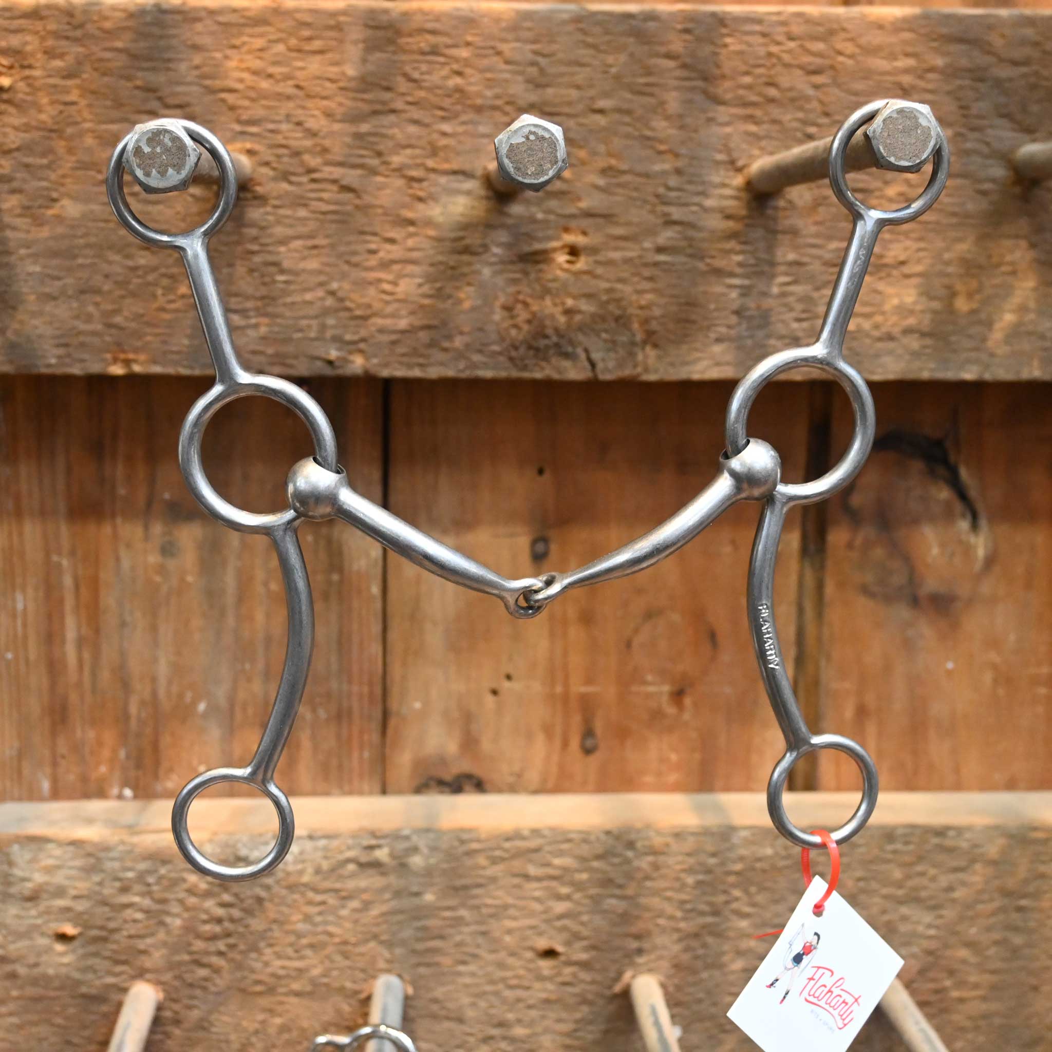 Flaharty Circle Gag Smooth Snaffle Bit - Image 2