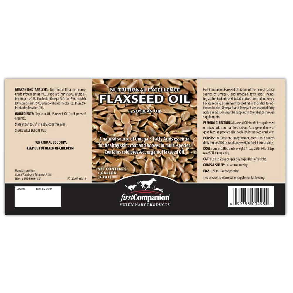 First Companion Flaxseed Oil - Image 2