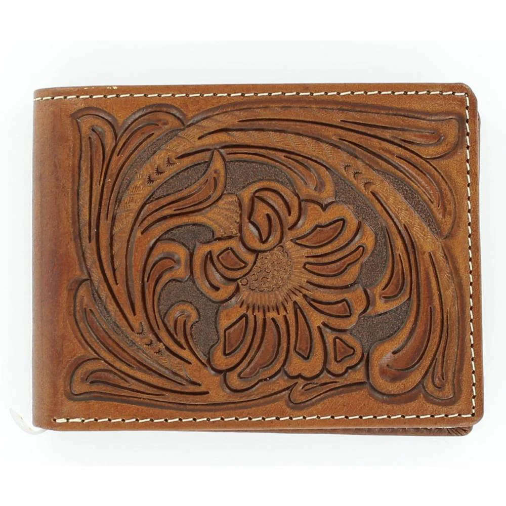 Nocona Floral Embossed Bi-Fold Wallet