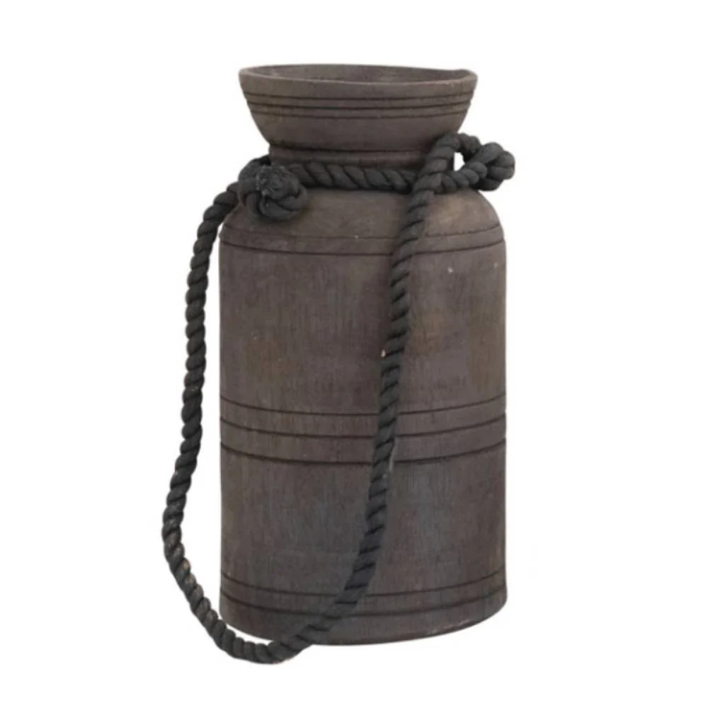 Found Wood Jug Rope Handle - Image 3