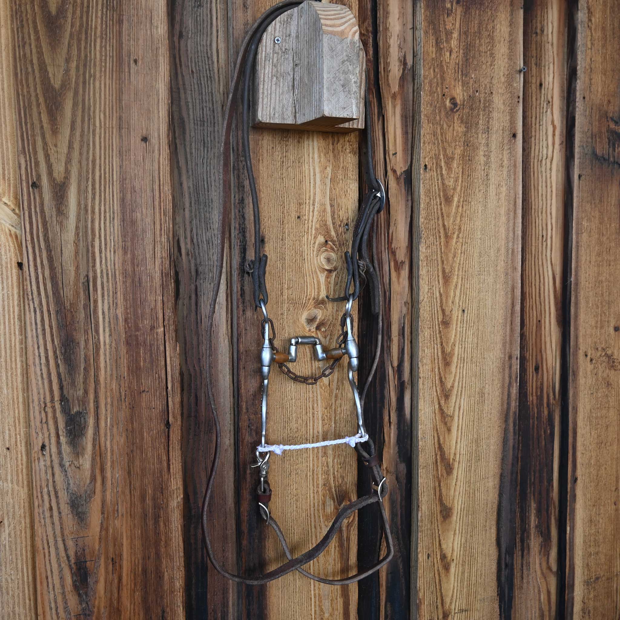 Francois Gauthier Hinge Port Correction Bridle Rig w/Split Ear Headstall - Image 4
