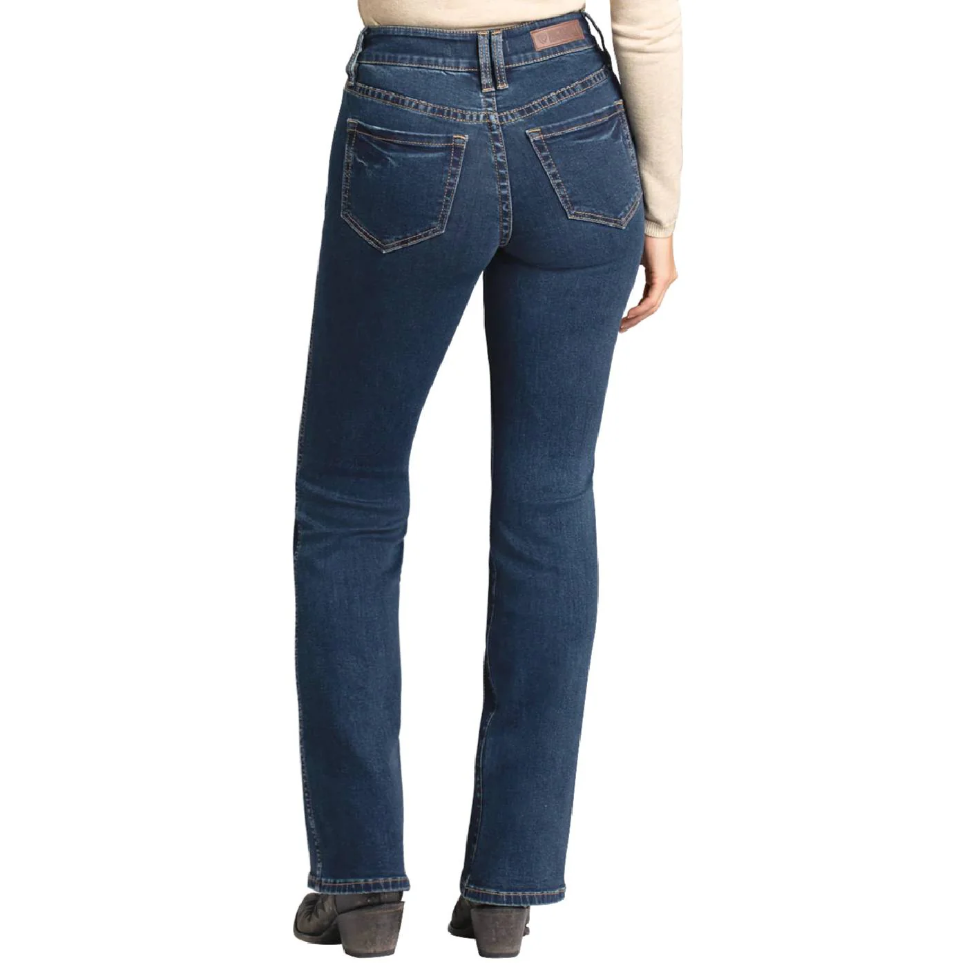 Rock & Roll Denim Women's Front Pocket Detail High Rise Jean - Image 3