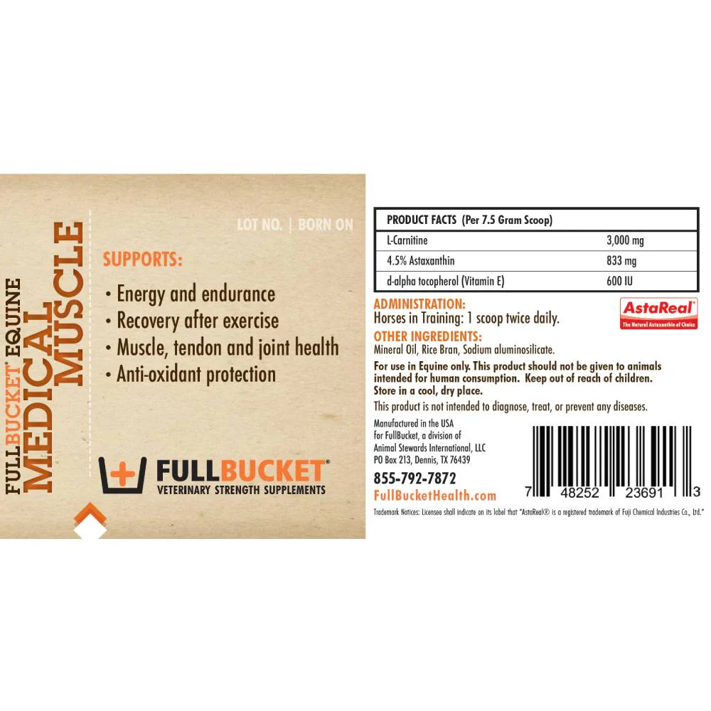 Full Bucket Equine Medical Muscle Recovery - Image 3