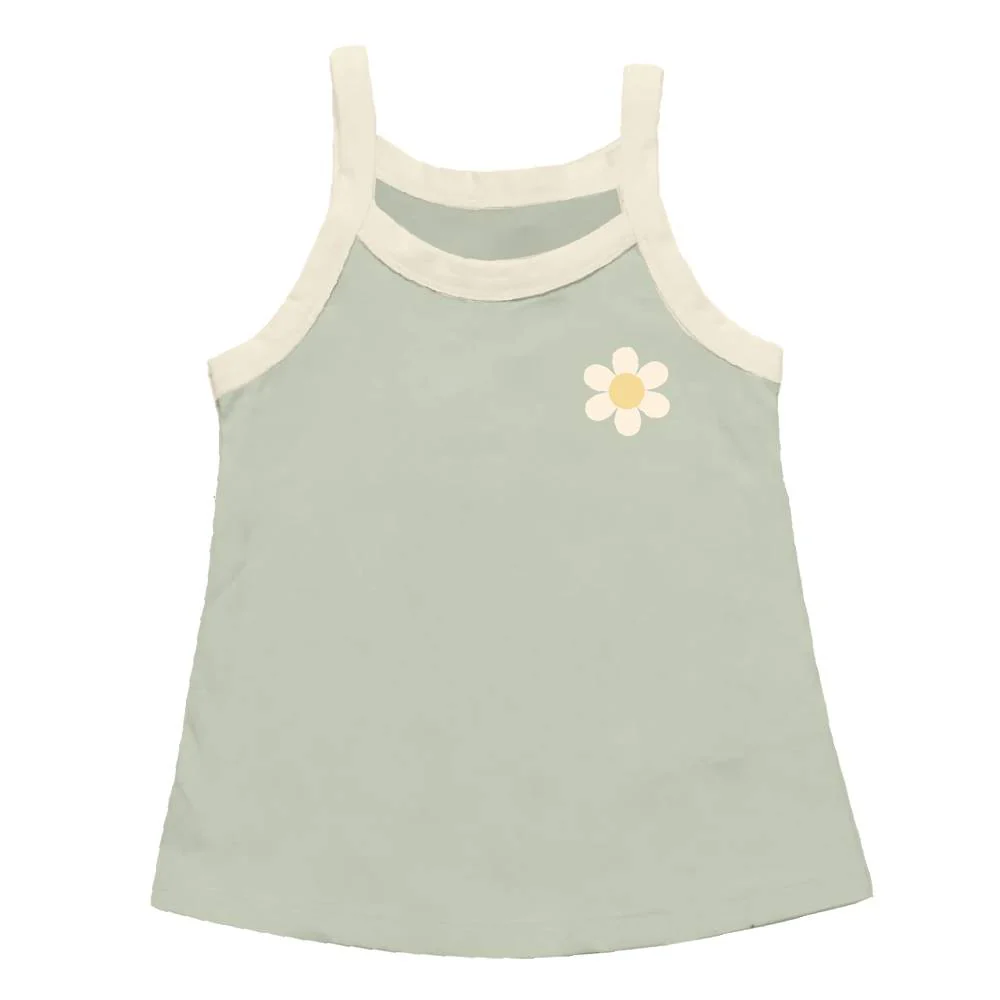 Tiny Whales Toddler Girl's Blossom Tank Top