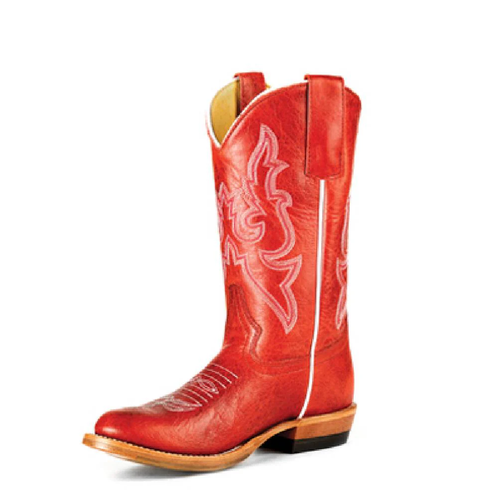 Macie Bean Girl's Rodeo Red Cowgirl Boot