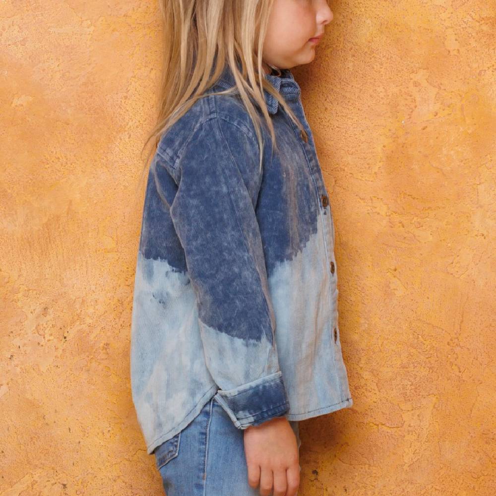 Dip Dyed Corduroy Shirt - Image 2