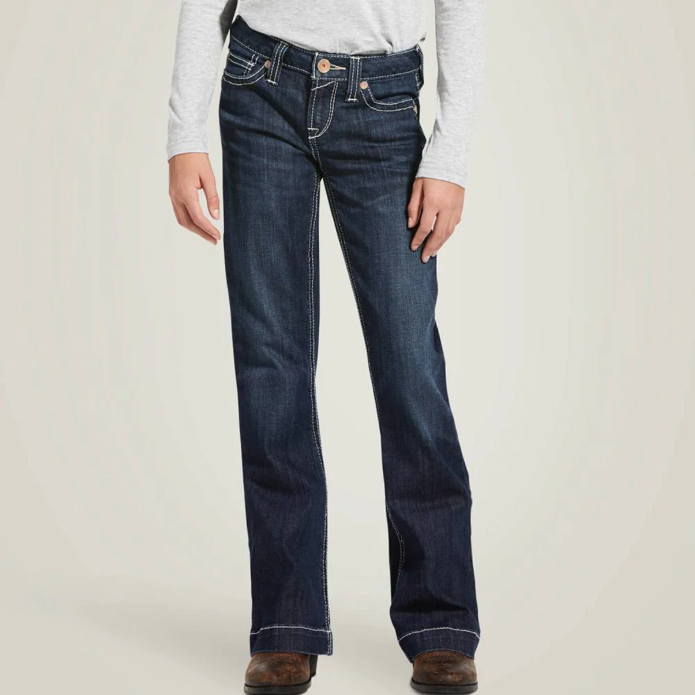 Ariat Girl's Ella Mid Rise Trouser - Image 2