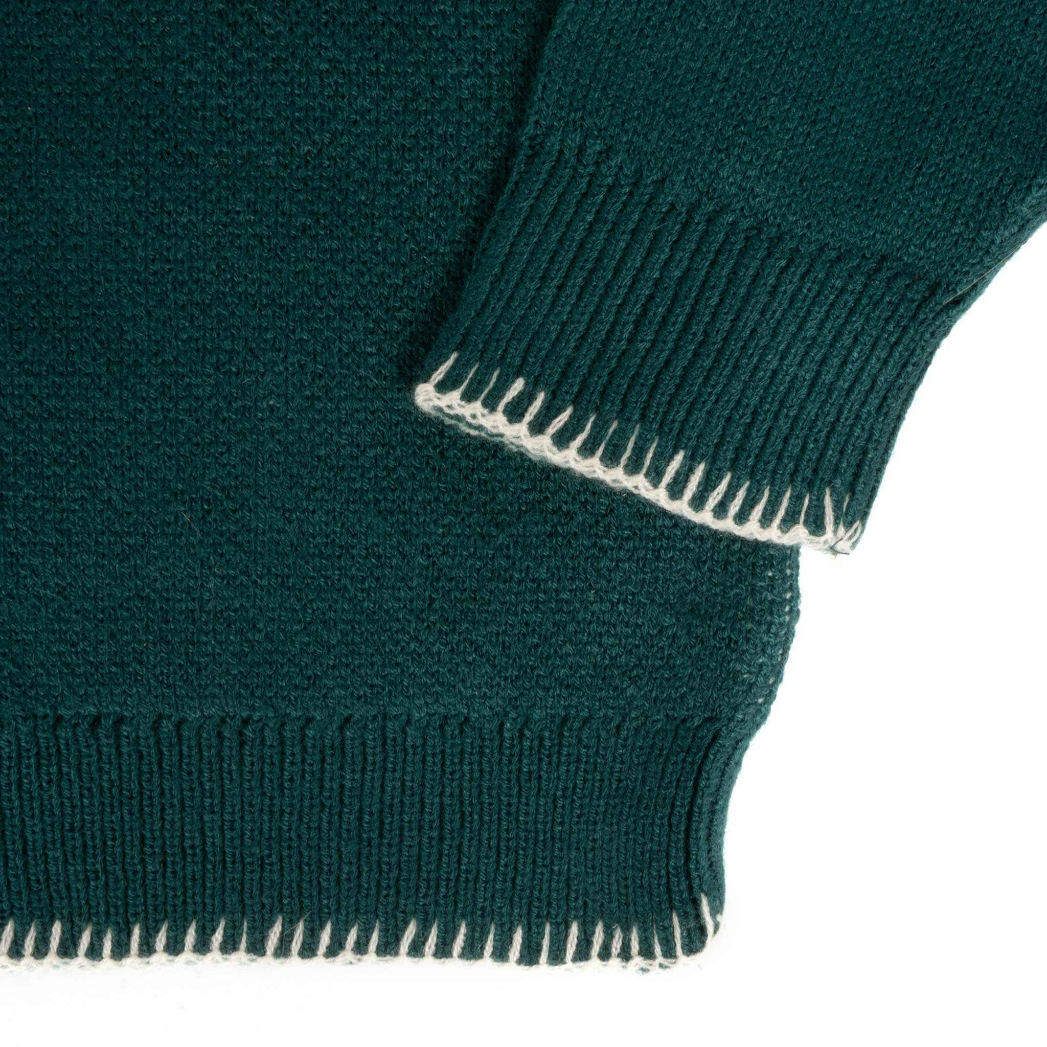 Rock & Roll Denim Girl's Horse Rider Teal Sweater - FINAL SALE - Image 3