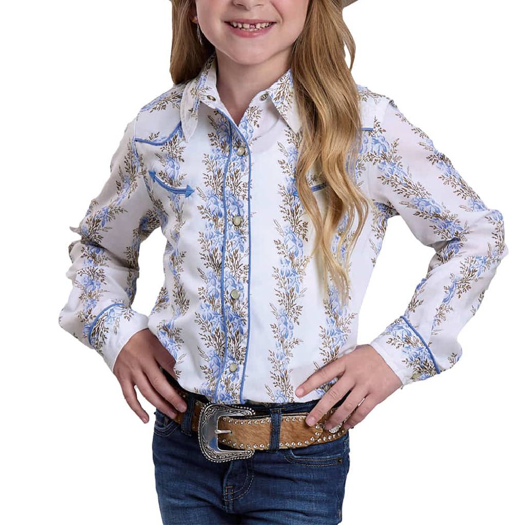 Roper Girl's Snap Floral Snap Shirt