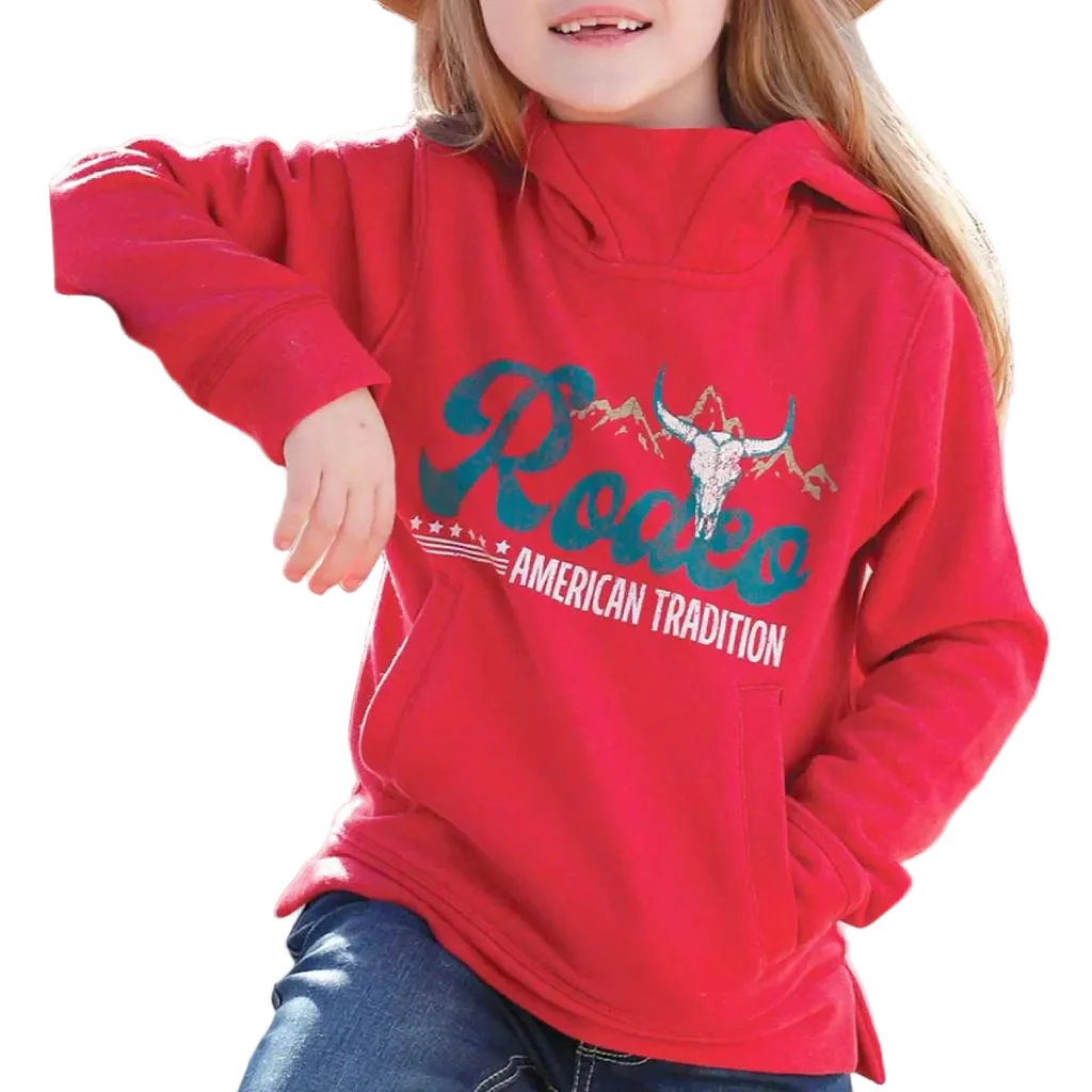 Cruel Denim Girl's Pink Rodeo Tradition Hoodie