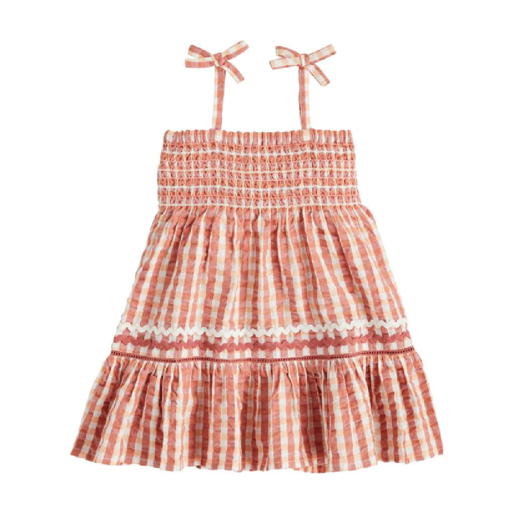 Mud Pie Toddler Girl's Smocked Gingham Dress