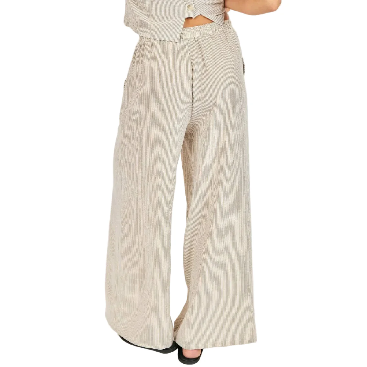 Sadie & Sage Garden Sun Taupe Pants - Image 2