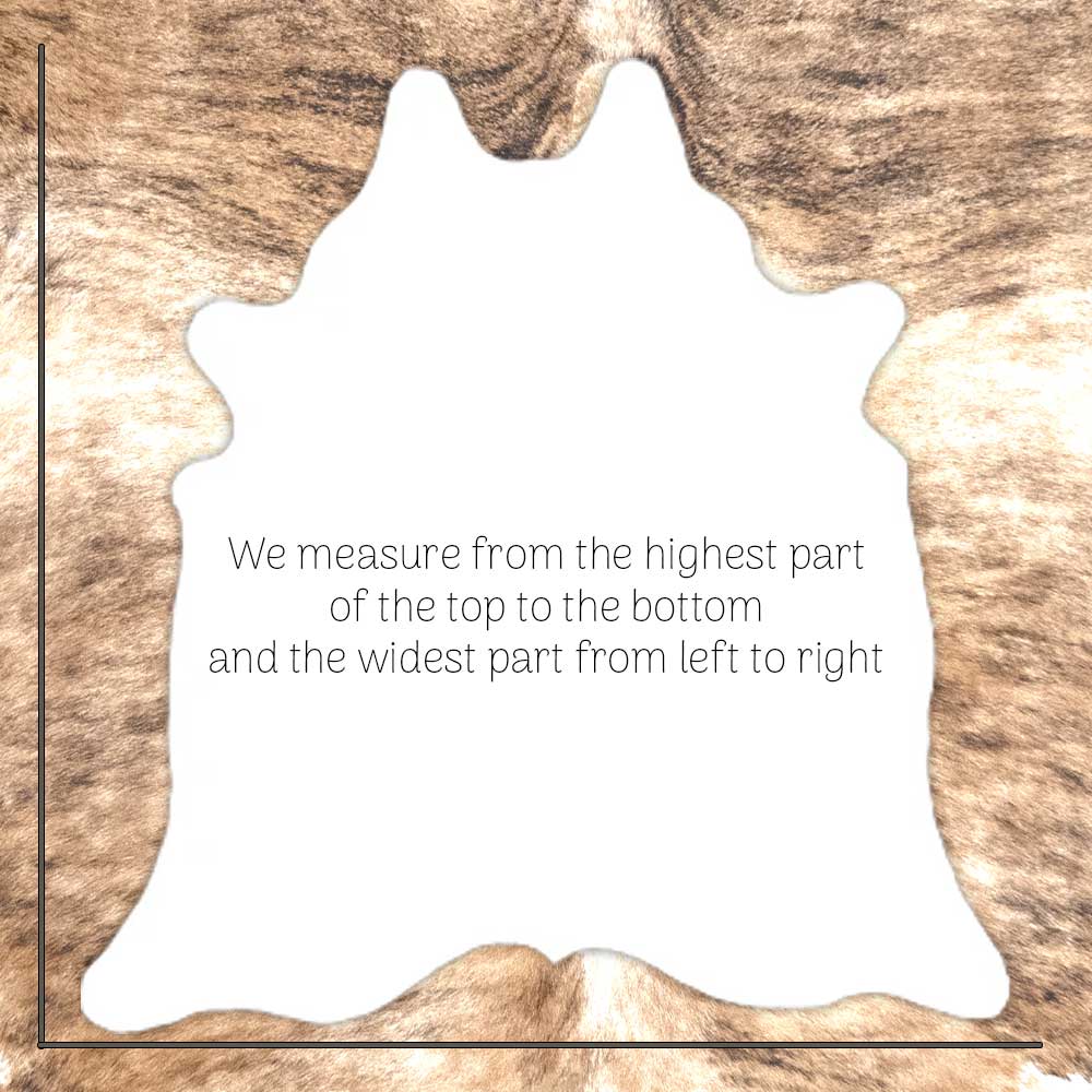 Genuine Hair-On Cowhide - Brindle w/Light Belly - Image 2