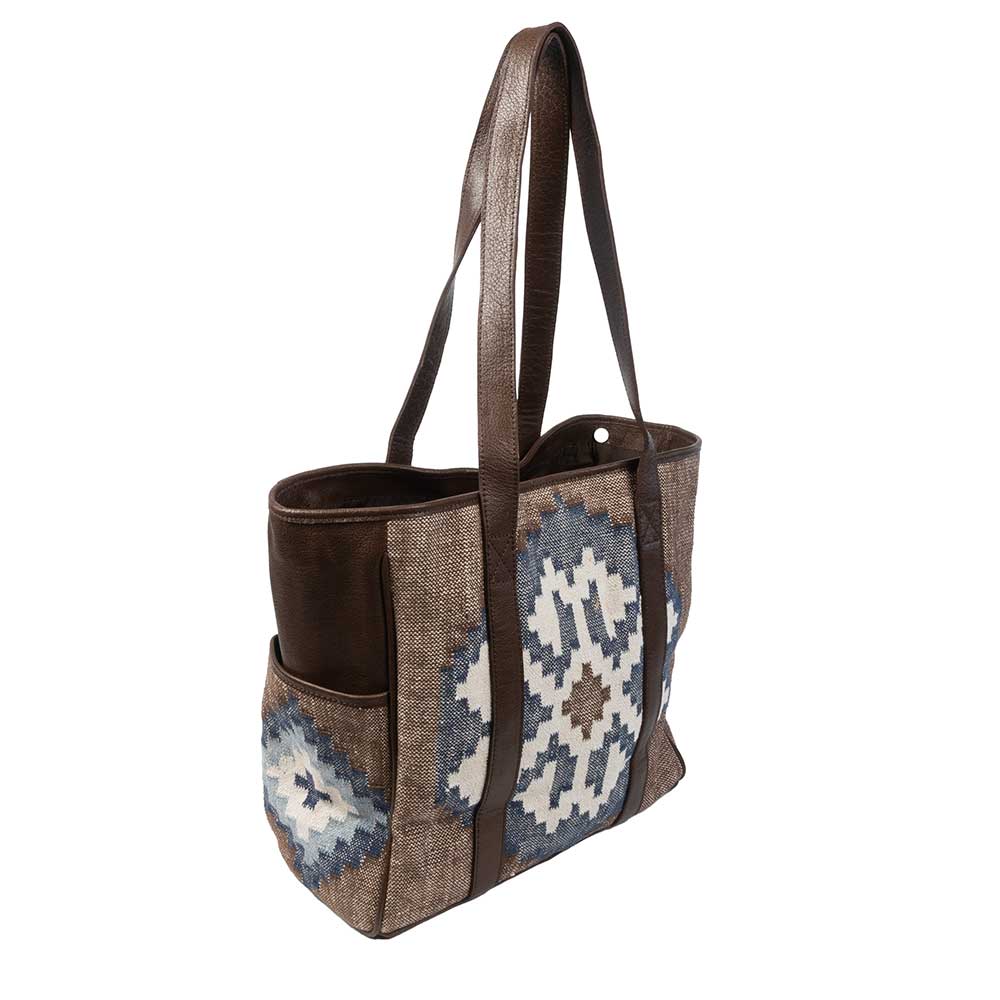 Scout Leather Co. Georgia Aztec Woven Tote - FINAL SALE - Image 2