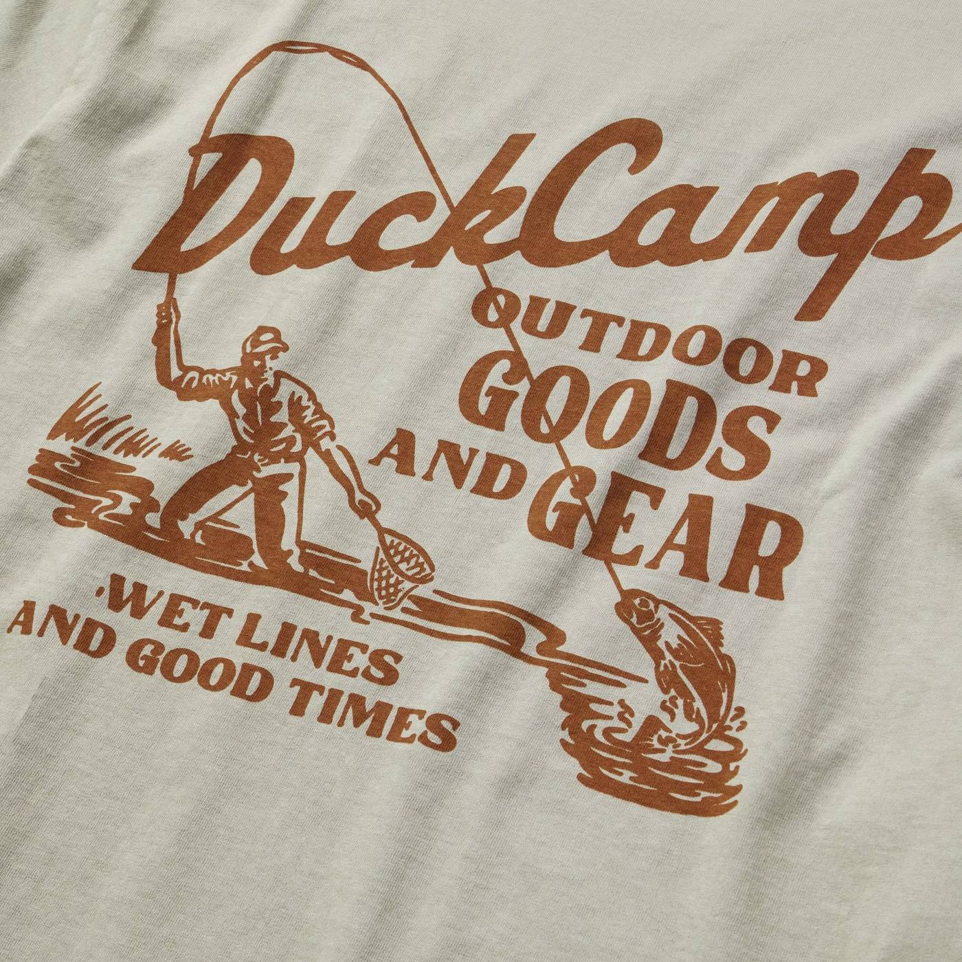 Duck Camp Vintage Khaki Goods and Gear Tee - Image 2