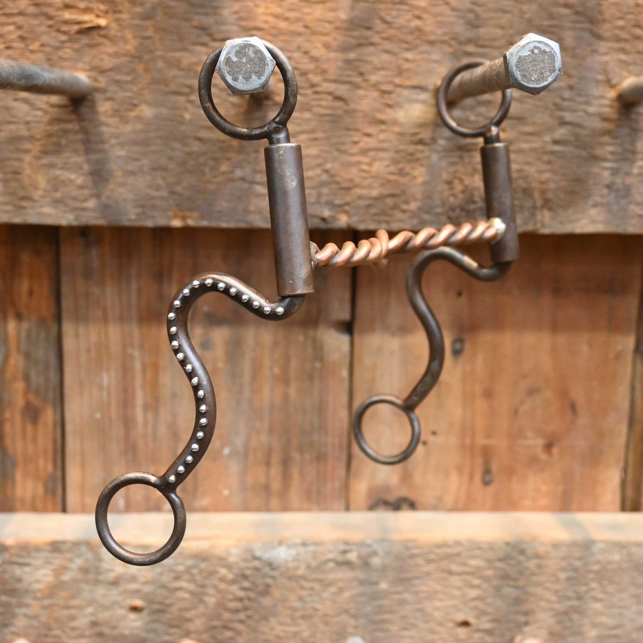 Gordy Alderson Twisted Wire Copper Snaffle Bit
