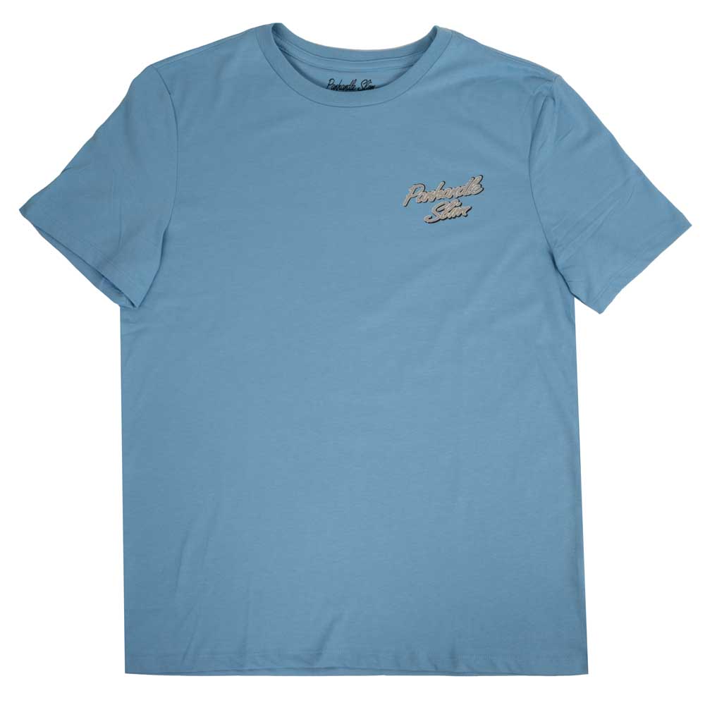 Panhandle Slim Men's Bucking Bronc Blue Graphic Tee - FINAL SALE - Image 2