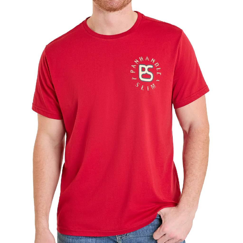 Panhandle Slim Men's Red Graphic Tee - Image 2