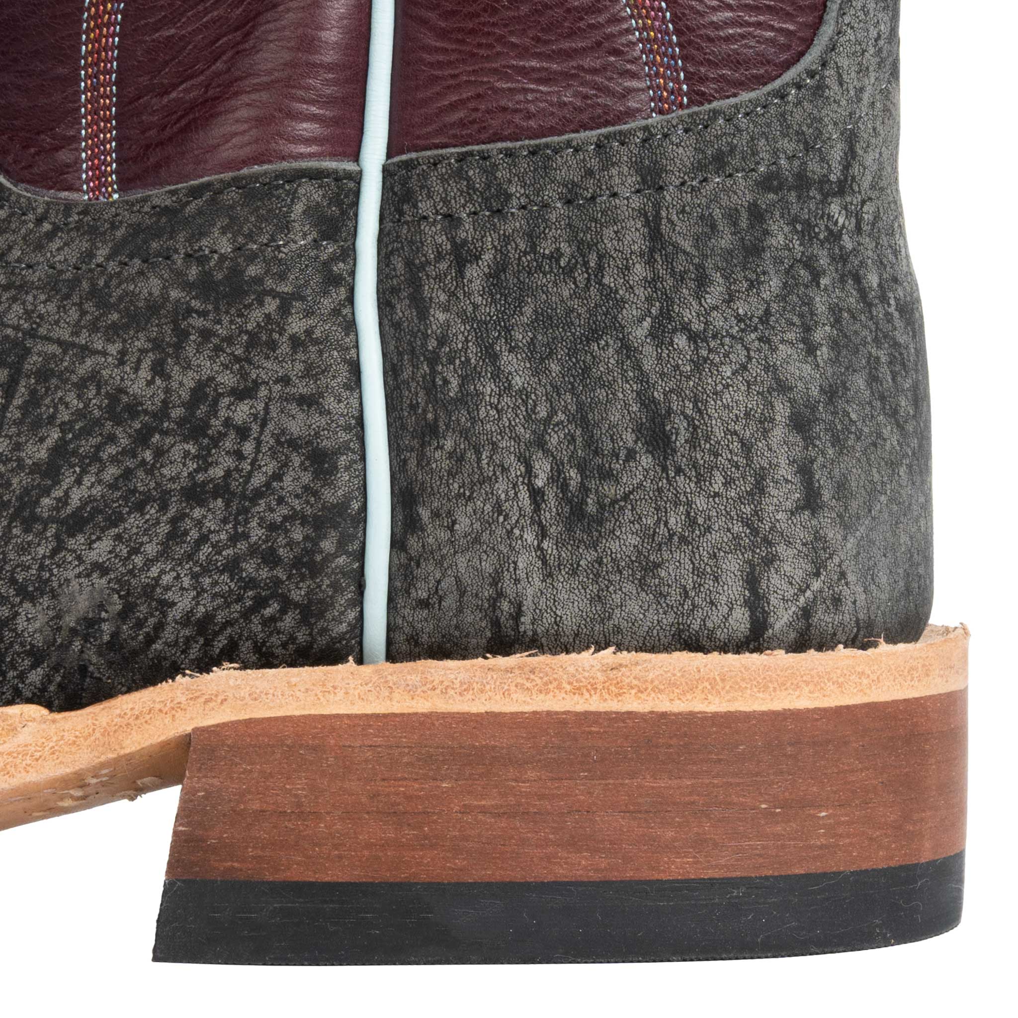 Anderson Bean Men's Square Toe Grey Safari Giraffe Western Boot - Image 3