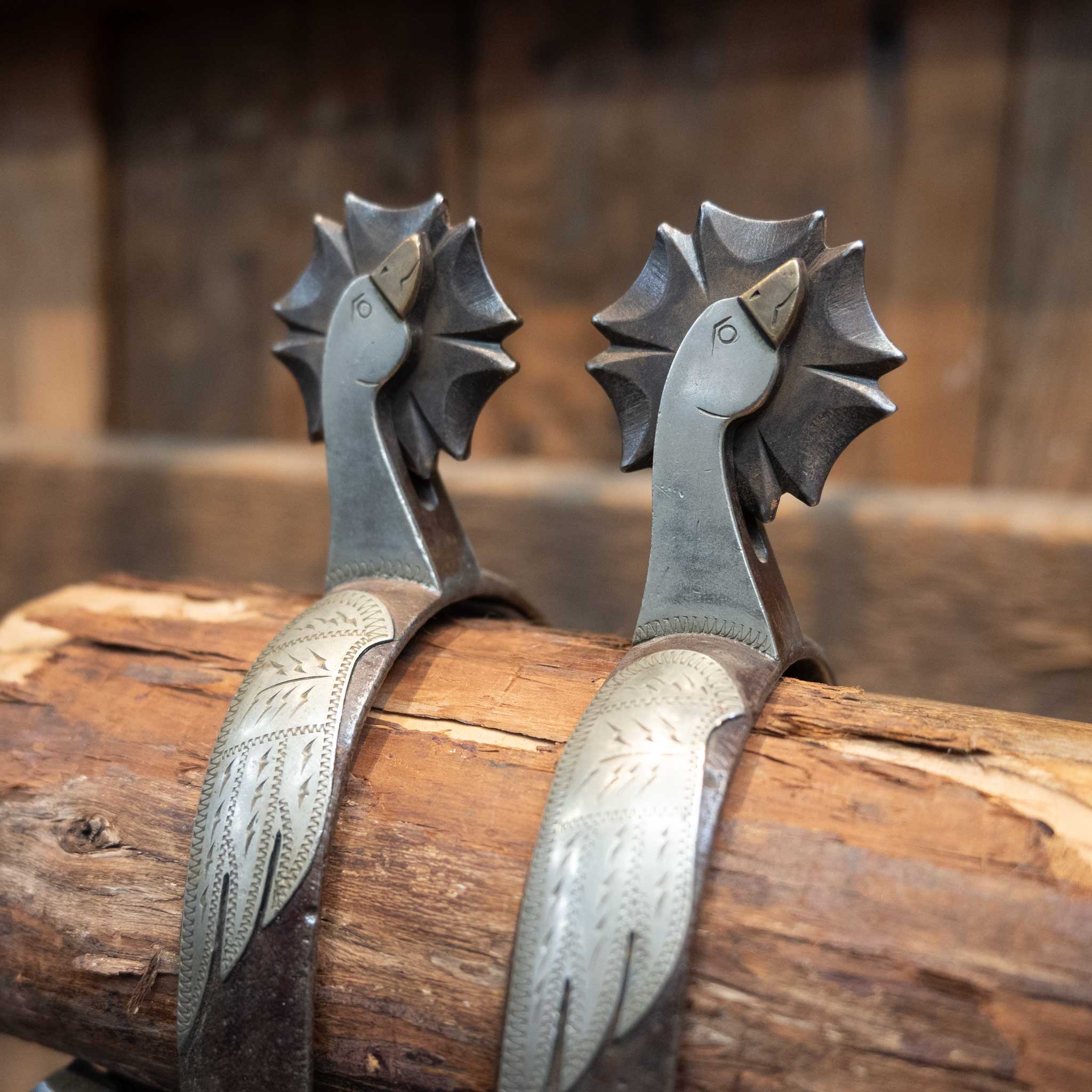 H. ELLIS #140 - 2004 Gooseneck Mounted Spurs - Image 3